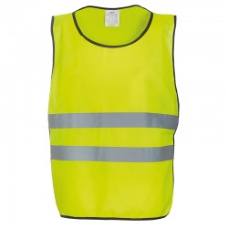 Plain Hi-vis 2-band tabard Yoko 120 GSM